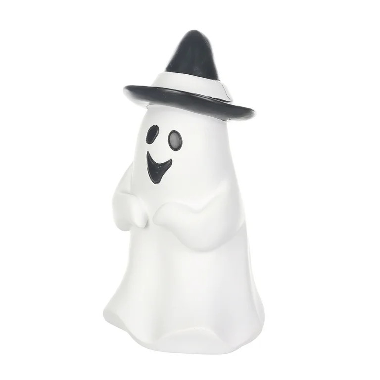 Halloween White Resin Ghost Tabletop Decoration,by Way to celebrate | Walmart (US)