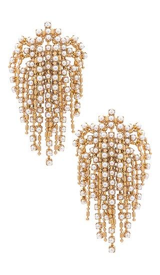 Cecile Earrings in Pearl | Revolve Clothing (Global)