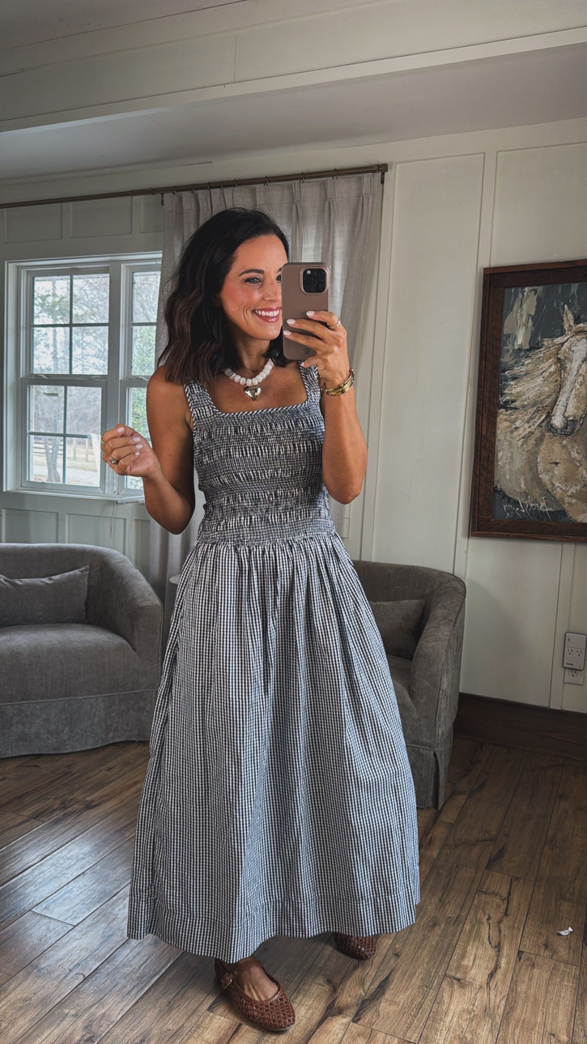 I love the smocked top and the classic gingham print!! it’s one of those easy dresses you can throw on and feel put together. Perfect for spring days, brunch, or church.

#walmartfashion #walmartfinds #springdress #ginghamdress #springstyle #feminineoutfit #affordablestyle #everydaydress #ltkstyle #ltkfashion

#LTKOver40 #LTKPetite #LTKmomlife