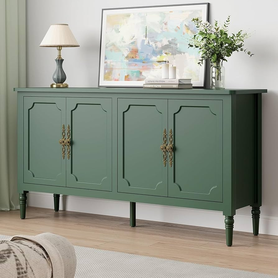 RoyalCraft 59'' Sideboard Buffet Cabinet with Storage, Modern Buffet Cabinet with Adjustable Shel... | Amazon (US)