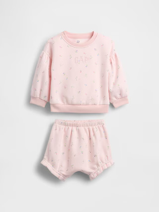 Baby VintageSoft Floral Logo Outfit Set | Gap (US)