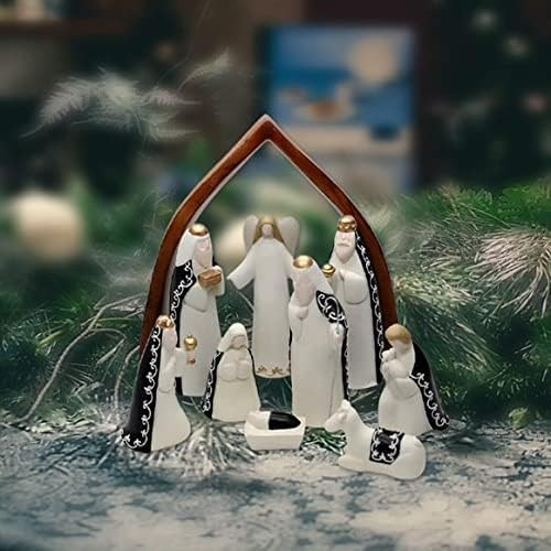 Comfy Hour Faith and Hope Collection Baby Jesus, Holy Family with Angel, Christmas Nativity Scene Fi | Amazon (US)