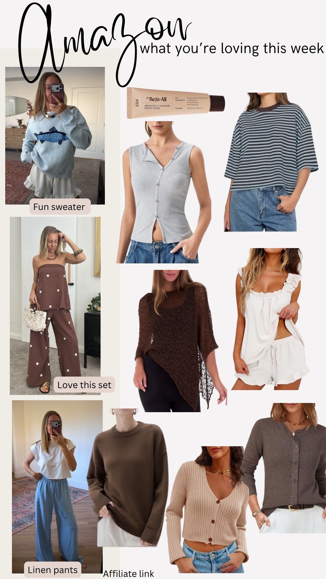 Amazon- what you’re loving this week

#LTKootd #LTKSeasonal #LTKSaleAlert