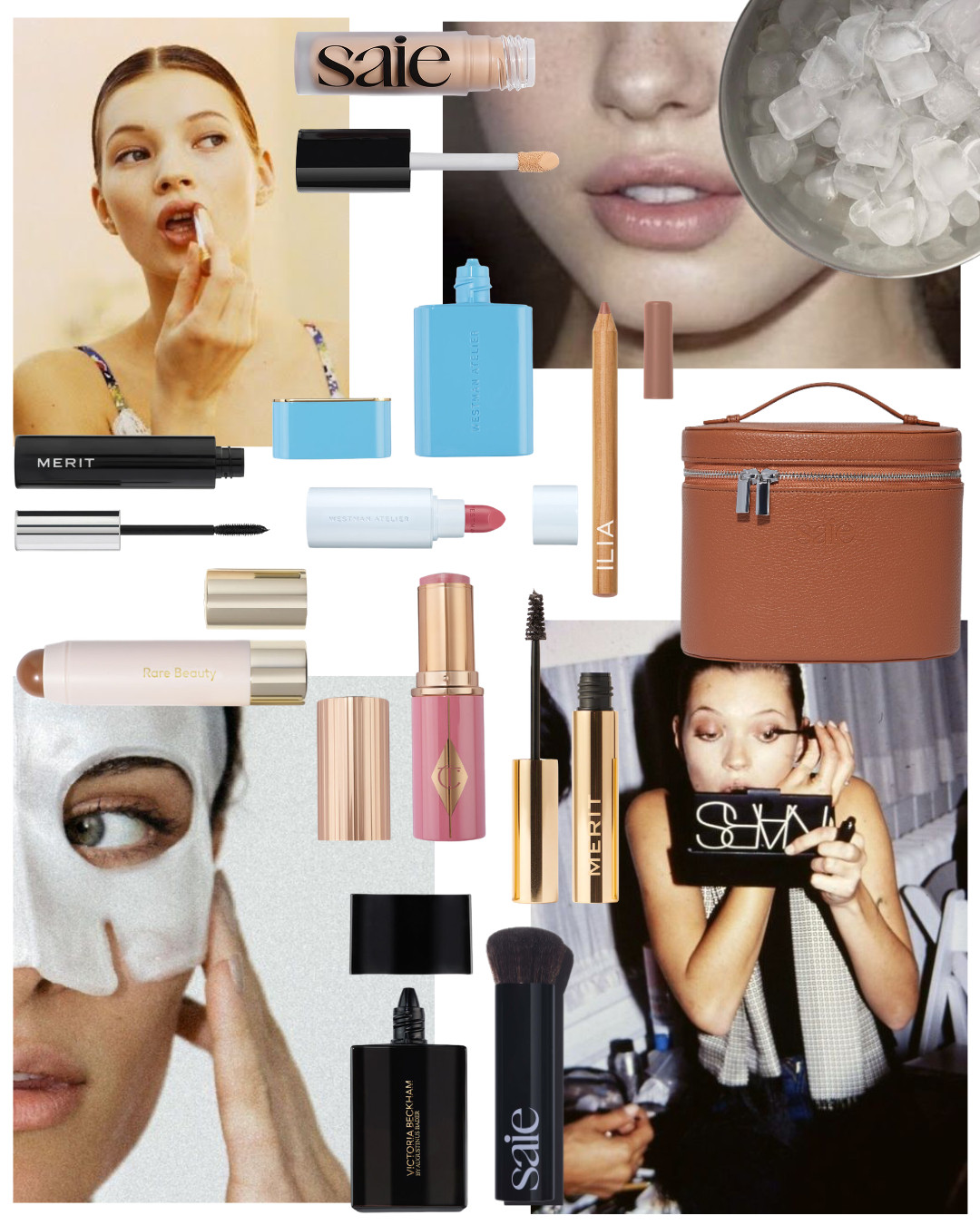 Inside my Makeup Bag 
| Saie Vanity Case | Kate Moss | Rare Beauty Contour Stick | Merit Eyebrow Gel | ILIA Lip Liner | Victoria Beckham Foundation Drops | Charlotte Tilbury 

 #LTKuk #LTKeurope #LTKbeauty