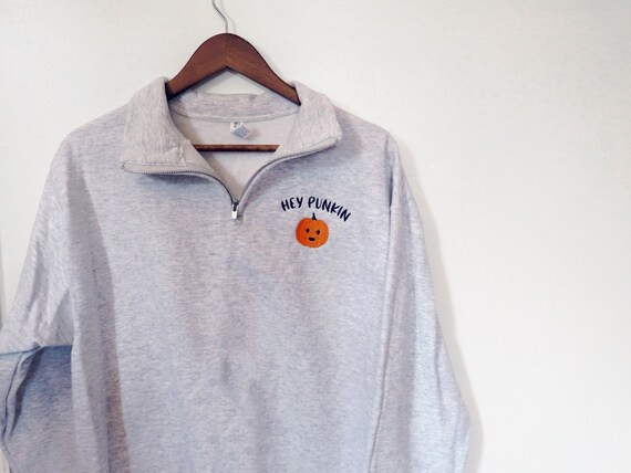 Hey Punkin Fall Quarter Zip Sweatshirt | Etsy (US)