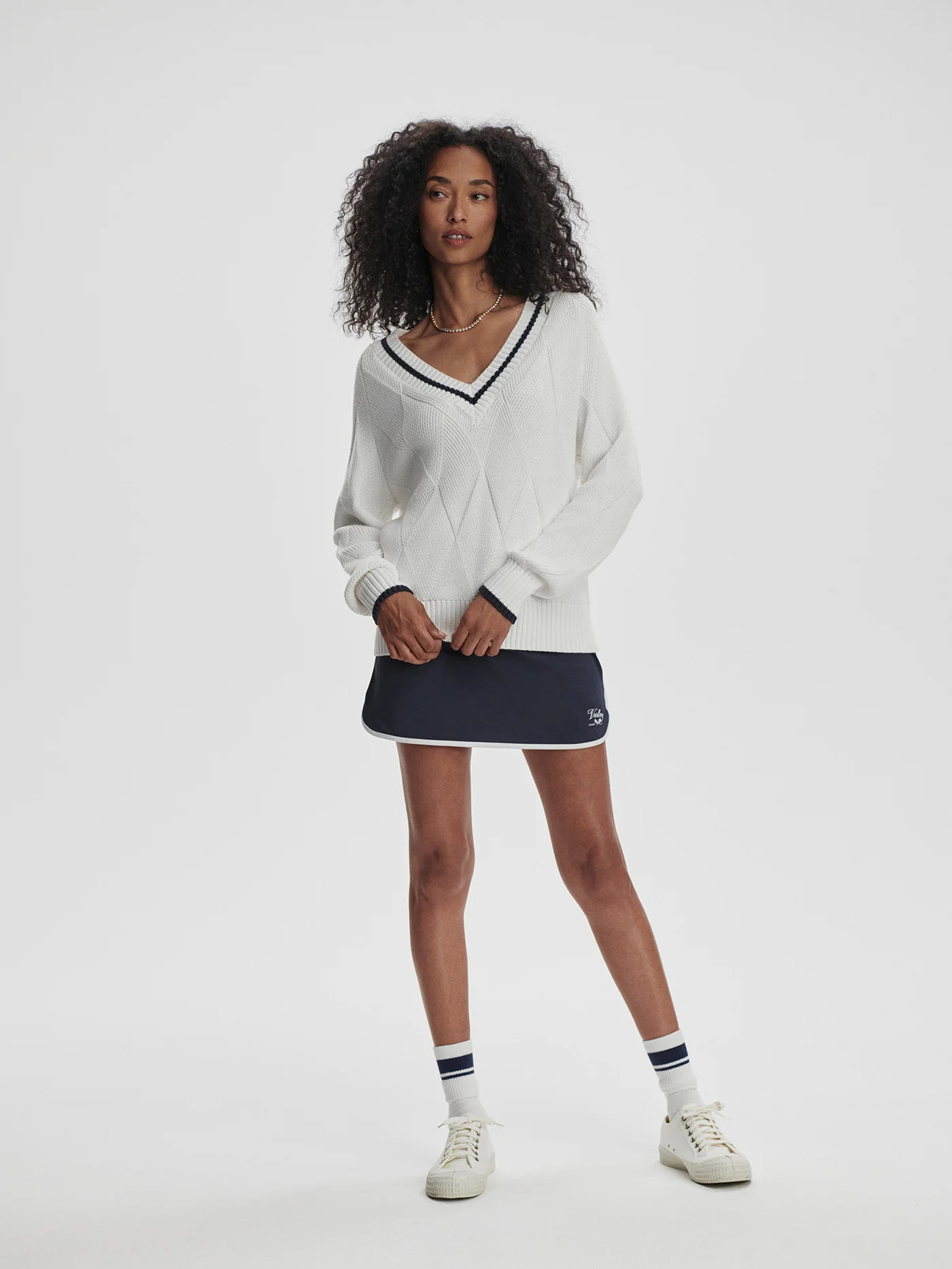 Ray Diamond V-Neck Knit | Varley US