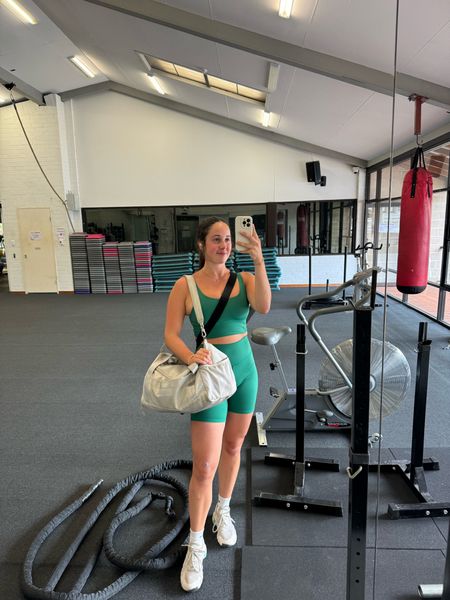 first gym workout of june fit🍀 coming off of traveling around BALI for 10 full days and it felt hard to start but so good to show up for myself 

#LTKActive #LTKTravel #LTKFitness