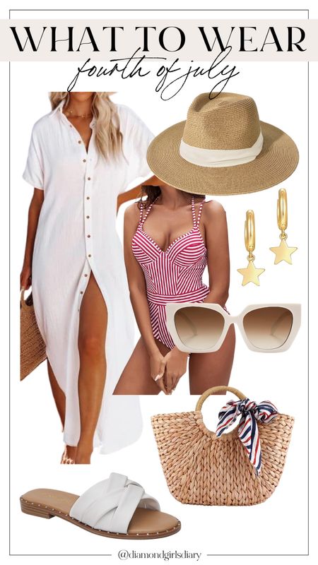 Fourth of July Outfit | 4th of July Outfit Idea | Patriotic Fashion | Lake Day | Pool Outfit 

#LTKswim #LTKSeasonal #LTKtravel