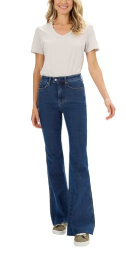 Judy Blue High Waist Cool Denim Control Top Flare Jeans | Amazon (US)