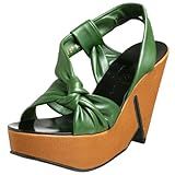 Robert Clergerie Women's Frofro Platform Sandal,Green Nappa,11.5 B | Amazon (US)