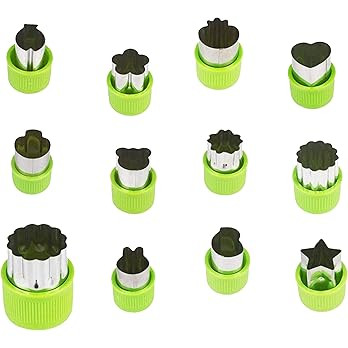 Cookie Cutter Sets for Kids, LetGoShop 12 Shapes Biscuit Cutters Baking Mold with Safty Handle an... | Amazon (US)