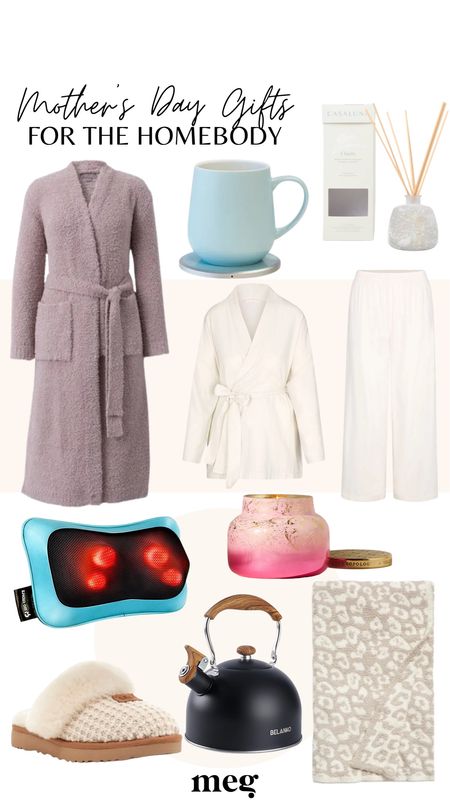 Mother’s Day gift for the homebody!

Bathrobe, pajamas, coffee mug, diffuser, candle, massager, throw blanket, electric kettle, bathrobe

#LTKSeasonal #LTKstyletip #LTKGiftGuide