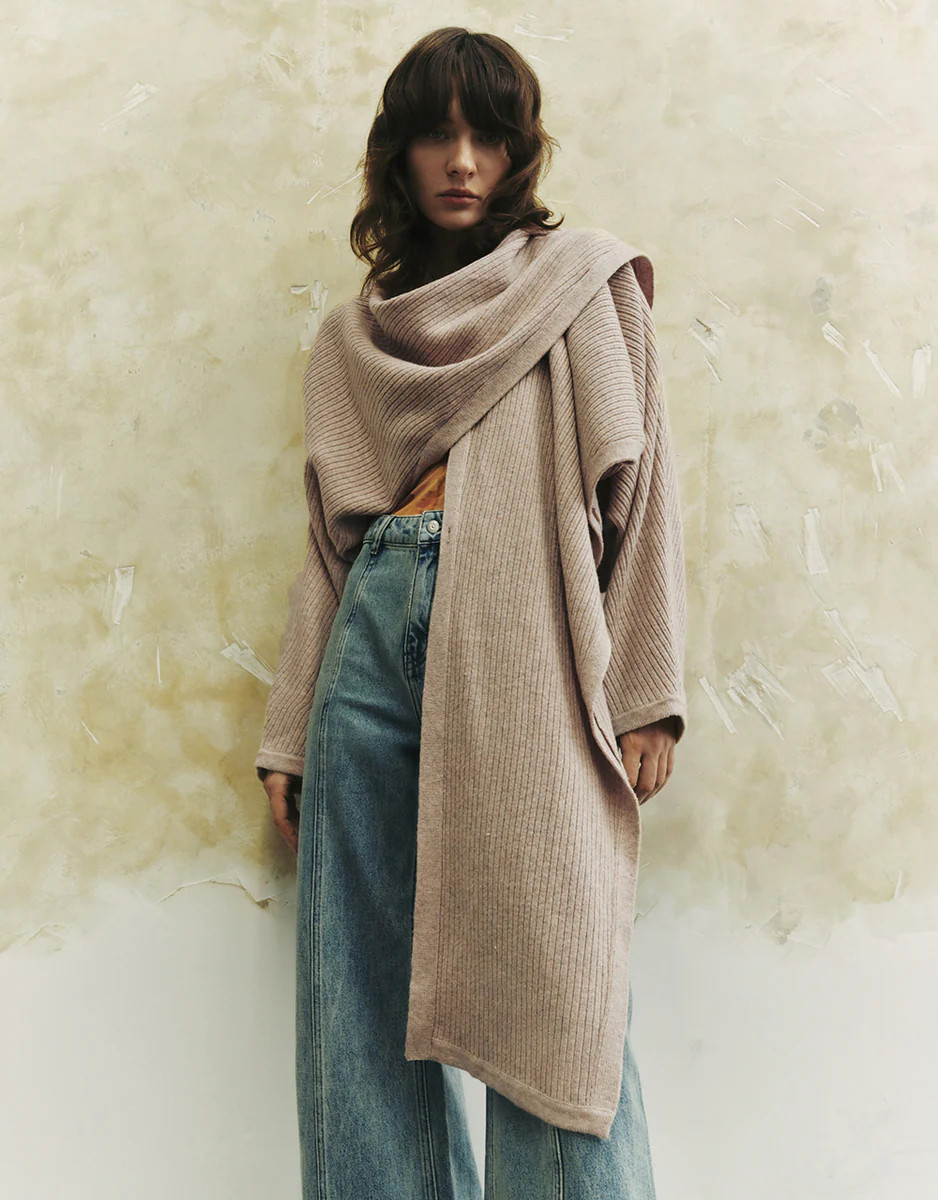 Raglan Sleeve V-Neck Knitted Cardigan | Urban Revivo