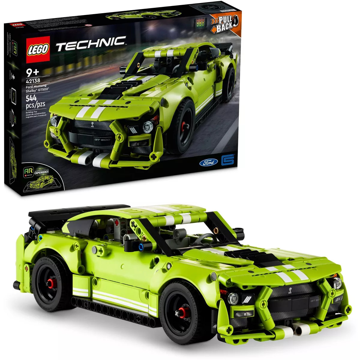 LEGO Technic Ford Mustang Shelby GT500 AR Race Car Toy 42138 | Target
