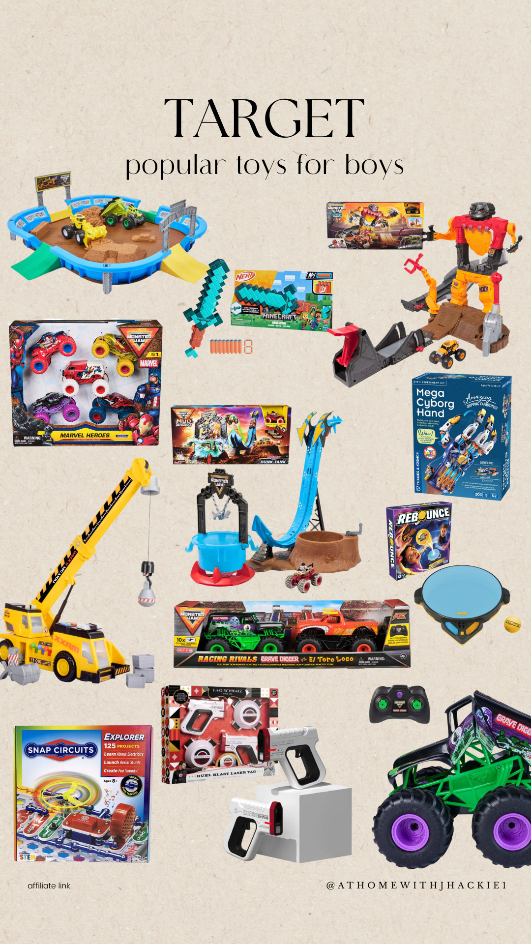 Target toys for boys, boys christmas gifts target, trending toys 2024 boys, monster trucks toys, monster jam toys, nerf minecraft sword, kids laser tag set, snap circuits set, construction crane toy, top toys for boys, holiday gift guide boys, boys gift ideas target, popular boys toys, target gift ideas kids 

 #LTKCyberWeek 

#LTKGiftGuide #LTKHoliday