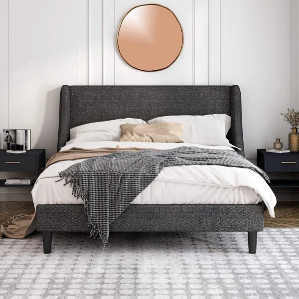 Bowdoin Upholstered Low Profile Platform Bed | Wayfair Professional