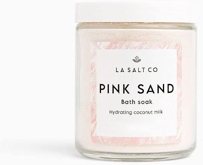 LA SALT CO Pink Sand Coco Soak - Coconut Milk Bath Salt Soak with Himalayan Pink Salt - Smooth, S... | Amazon (US)
