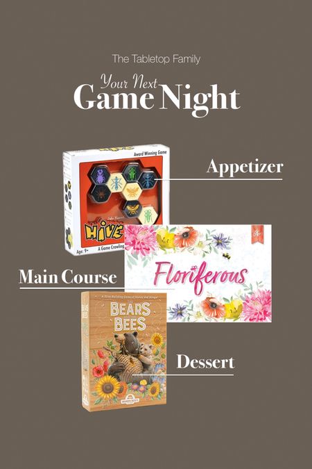 You’re Next Game Night: Bee themed!

These board games are perfect for a quiet and relaxing evening. Floriferous is so beautiful you could frame it. 

#LTKunder50 #LTKFind #LTKfamily