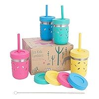 Elk and Friends Stainless Steel Cups | Mason Jar 10oz | Kids & Toddler Cups with Silicone Sleeves &  | Amazon (CA)