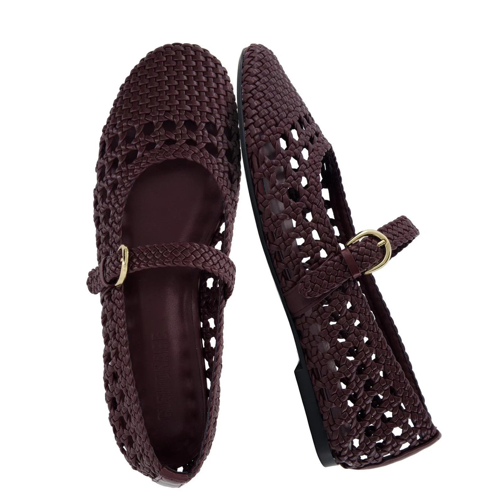 Cushionaire  Windsor Woven Womens Flats with Adjustable Strap – Comfortable Mary Jane Ballet Fl... | Walmart (US)