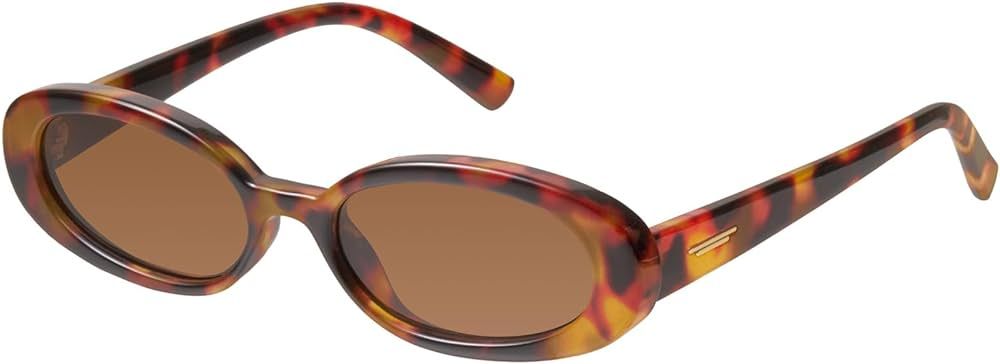 mosanana Retro Tiny Oval Sunglasses for Women with Small Face Narrow Style MS52360 | Amazon (US)