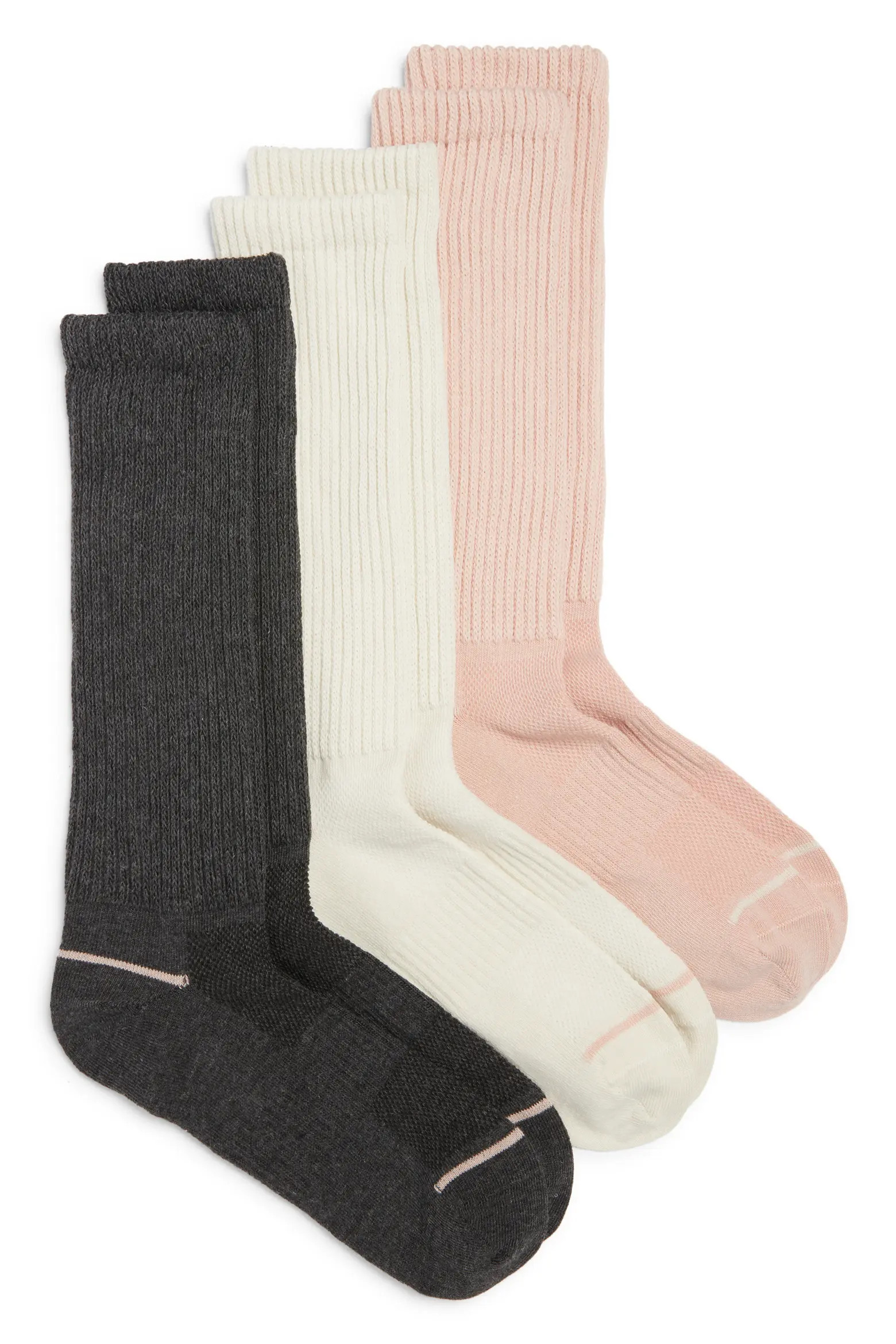 Athleisure Slouch Assorted 3-Pack Crew Socks (Women) | Nordstrom | Nordstrom