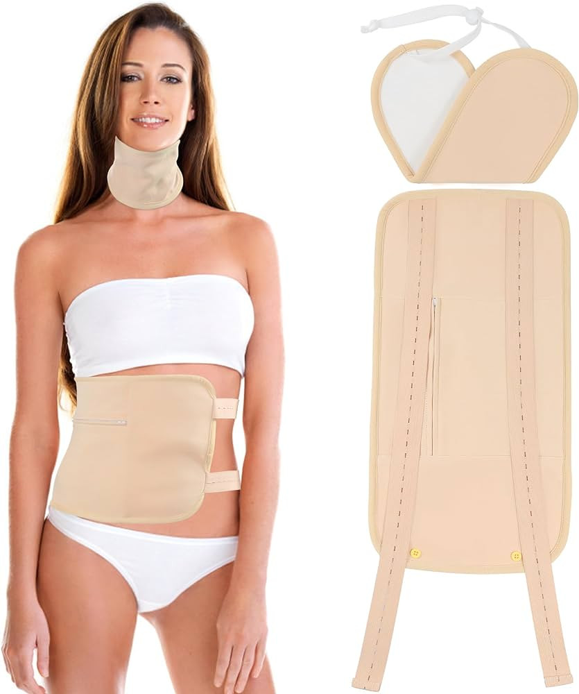 Organic Castor Oil Pack Wrap - Reusable Castor Oil Compress Wrap Kit with Adjustable Elastic Shou... | Amazon (US)