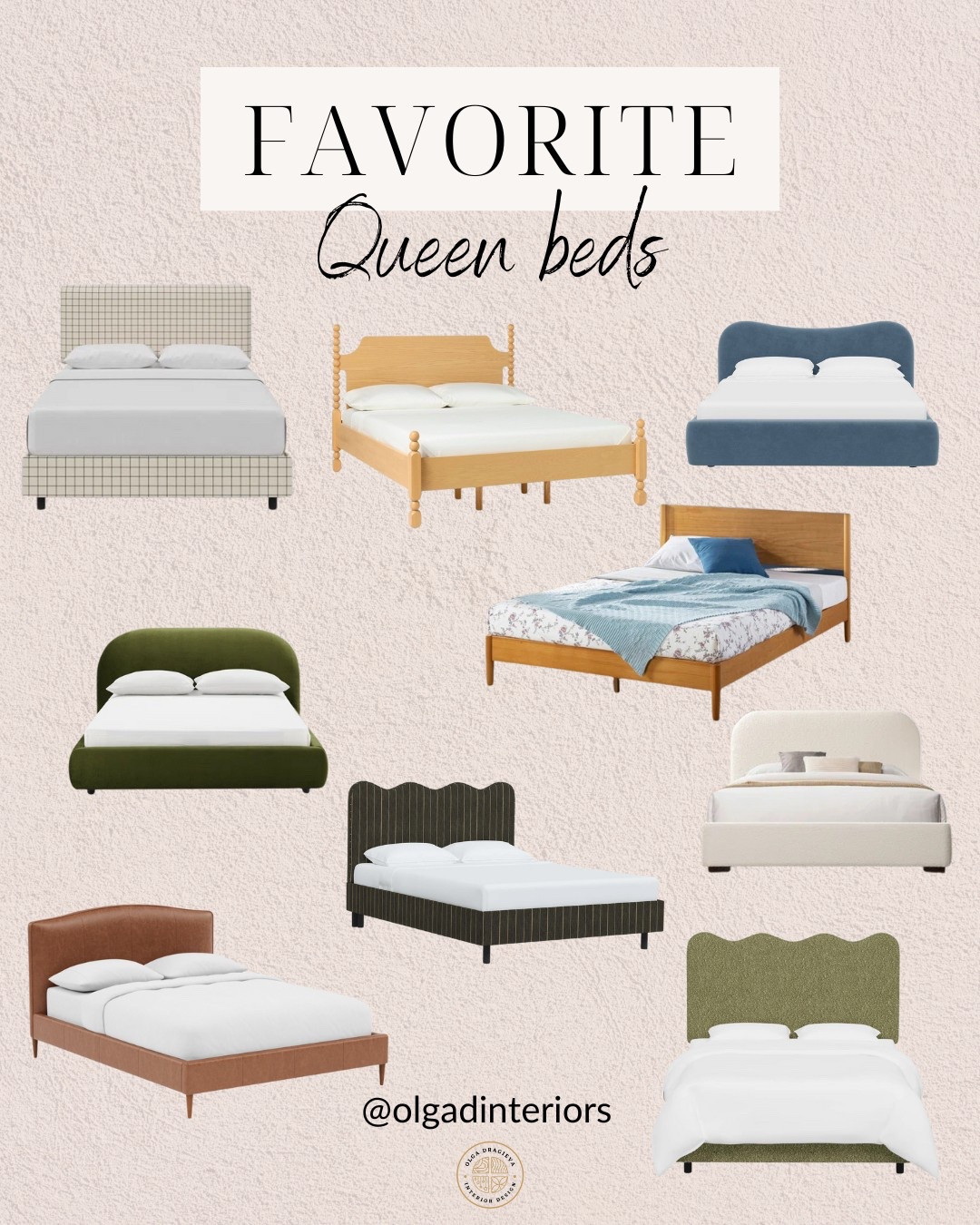 My favorite upholstered Queen beds! Bedroom furniture, platform bed, upholstered bed, velvet bed. #bedroom 

#LTKStyleTip #LTKSeasonal #LTKHome