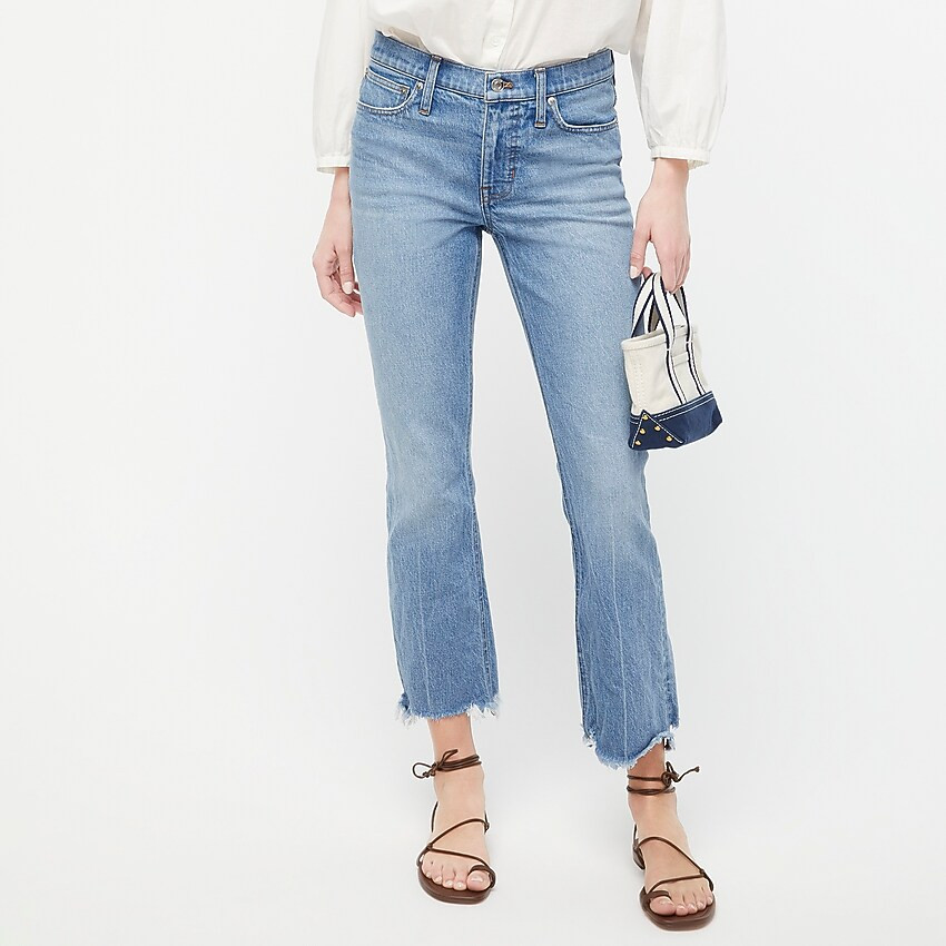 9" demi-boot crop jean in Scuttle wash | J. Crew US