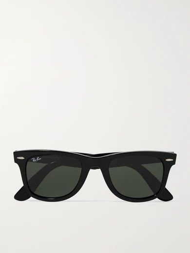 Ray-Ban - The Wayfarer Acetate Sunglasses - Black | NET-A-PORTER (UK & EU)