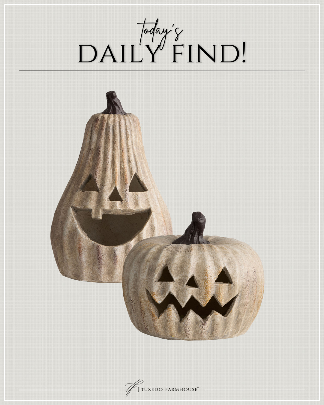 Introduce jack-o'-lantern magic to your Halloween home with this free-standing gourd decor featuring a classic grin and an antiqued finish. This rustic tabletop display brings expressive whimsy to any mantel, hearth, bookshelf or covered patio. Complete with integrated LED lights, it's a perfect way add an eerie glow to your space this spooky season. 

 #LTKSeasonal #LTKHome #LTKSaleAlert