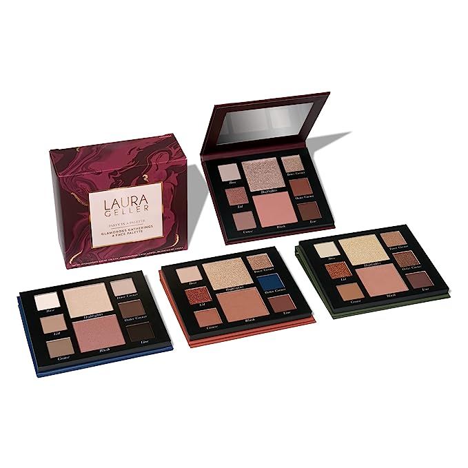 LAURA GELLER NEW YORK 2022 Annual Party in a Palette Set of 4 Curated Full Face Makeup Palettes, ... | Amazon (US)