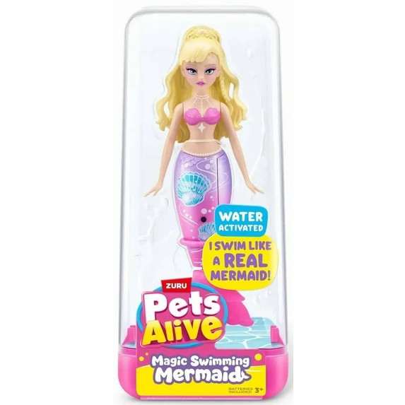 Pets Alive Magic Swimming Mermaid Figure [Pink] | Walmart (US)