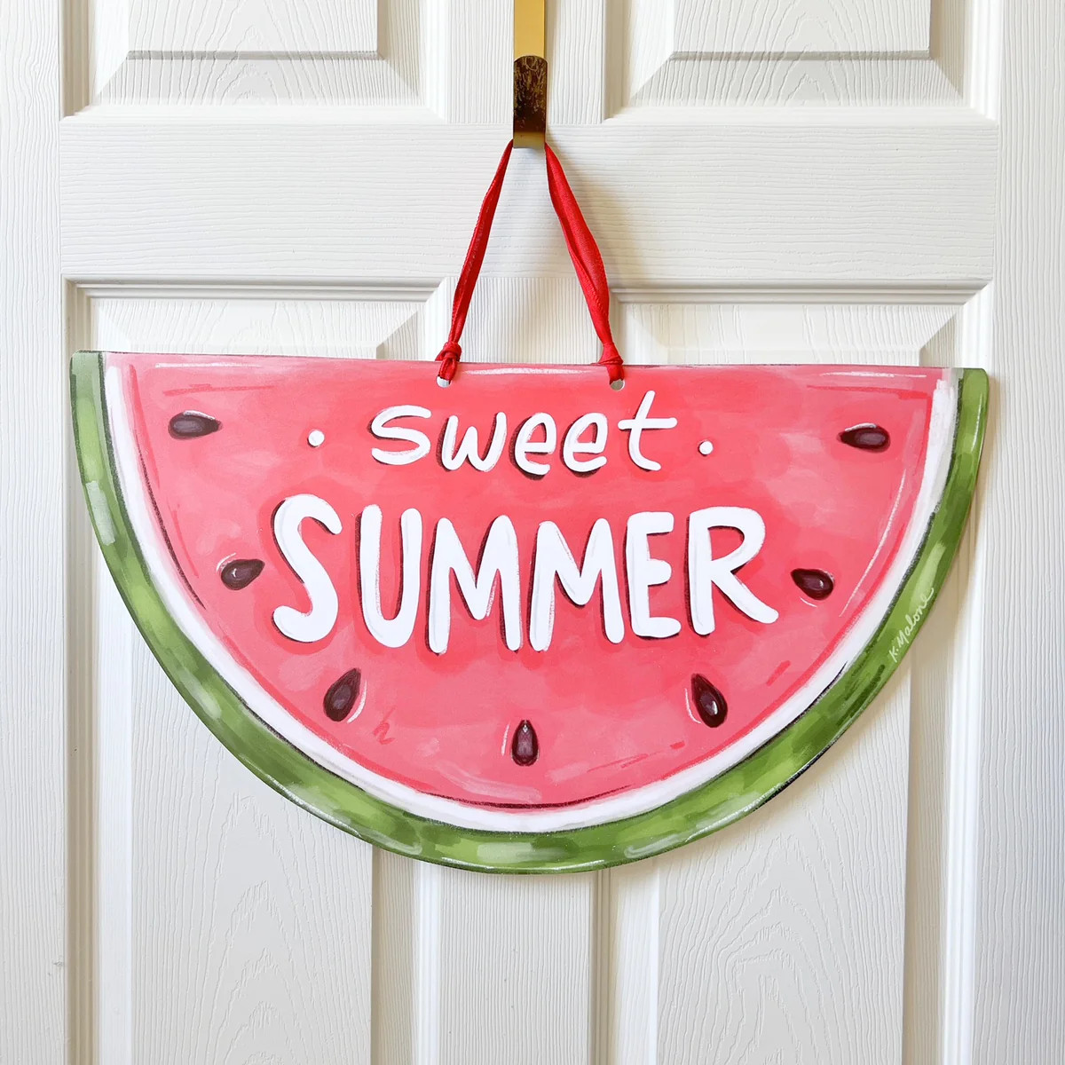 Sweet Summertime Watermelon Door Hanger | Home Malone