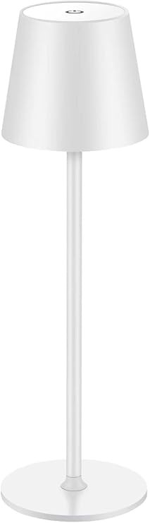 BGFHome Cordless Table Lamp LED Desk Lamp,5000mAh Rechargeable Touch Night Light Lamp,Wireless Mi... | Amazon (US)