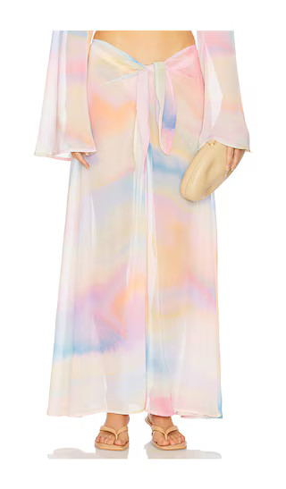 Hayzel Skirt in Pink Lagoon | Revolve Clothing (Global)