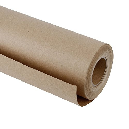 RUSPEPA Brown Kraft Paper Roll, 36"x 1200"(100'), Crafts Kraft Paper for Gift Wrapping, Poster Bulletin Board Arts Crafts, Bouquet Flower Wrapping, Table Covering Packing Shipping Dunnage & Parcel | Amazon (US)