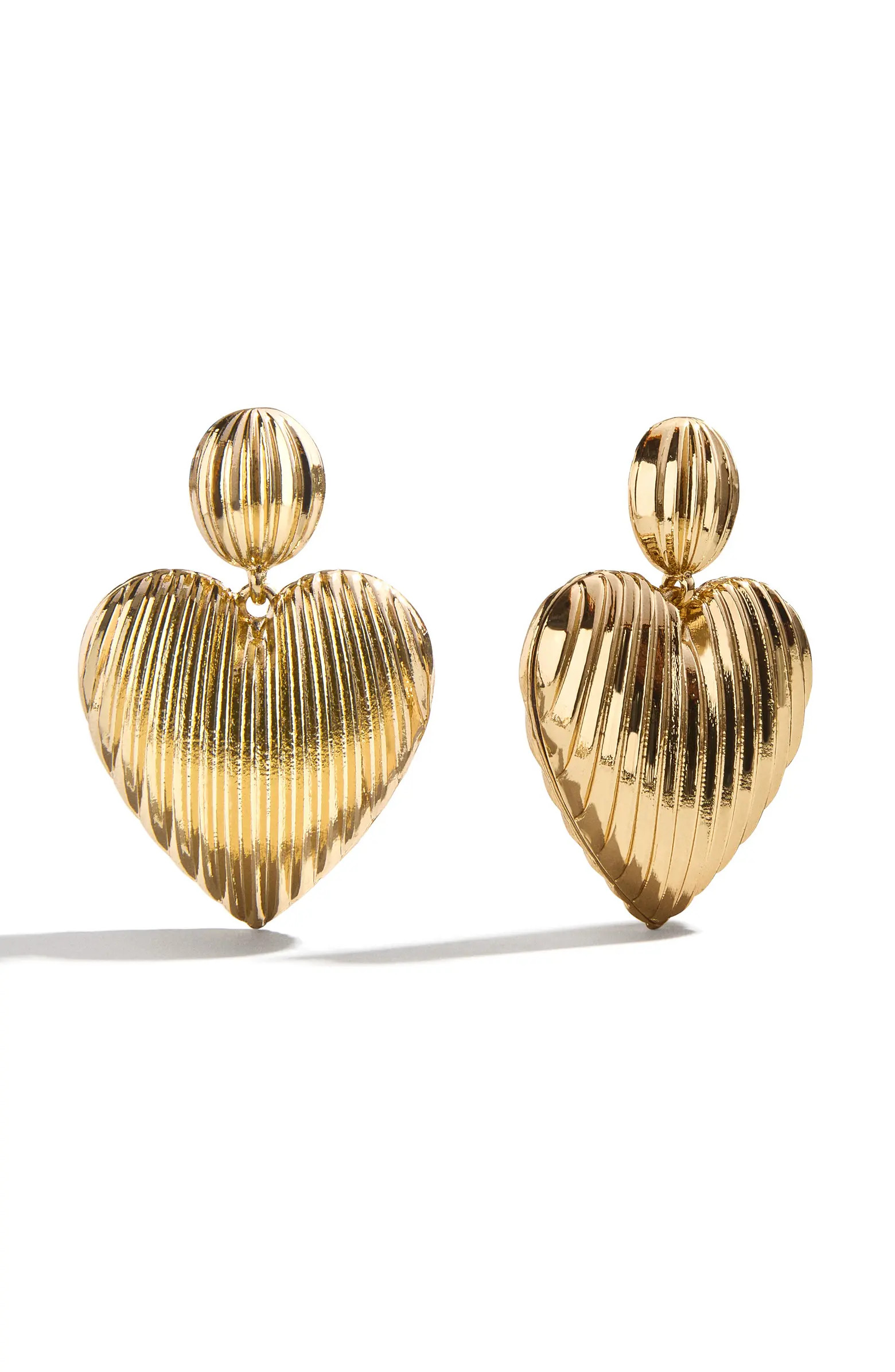 Heart of Gold Statement Earrings | Nordstrom