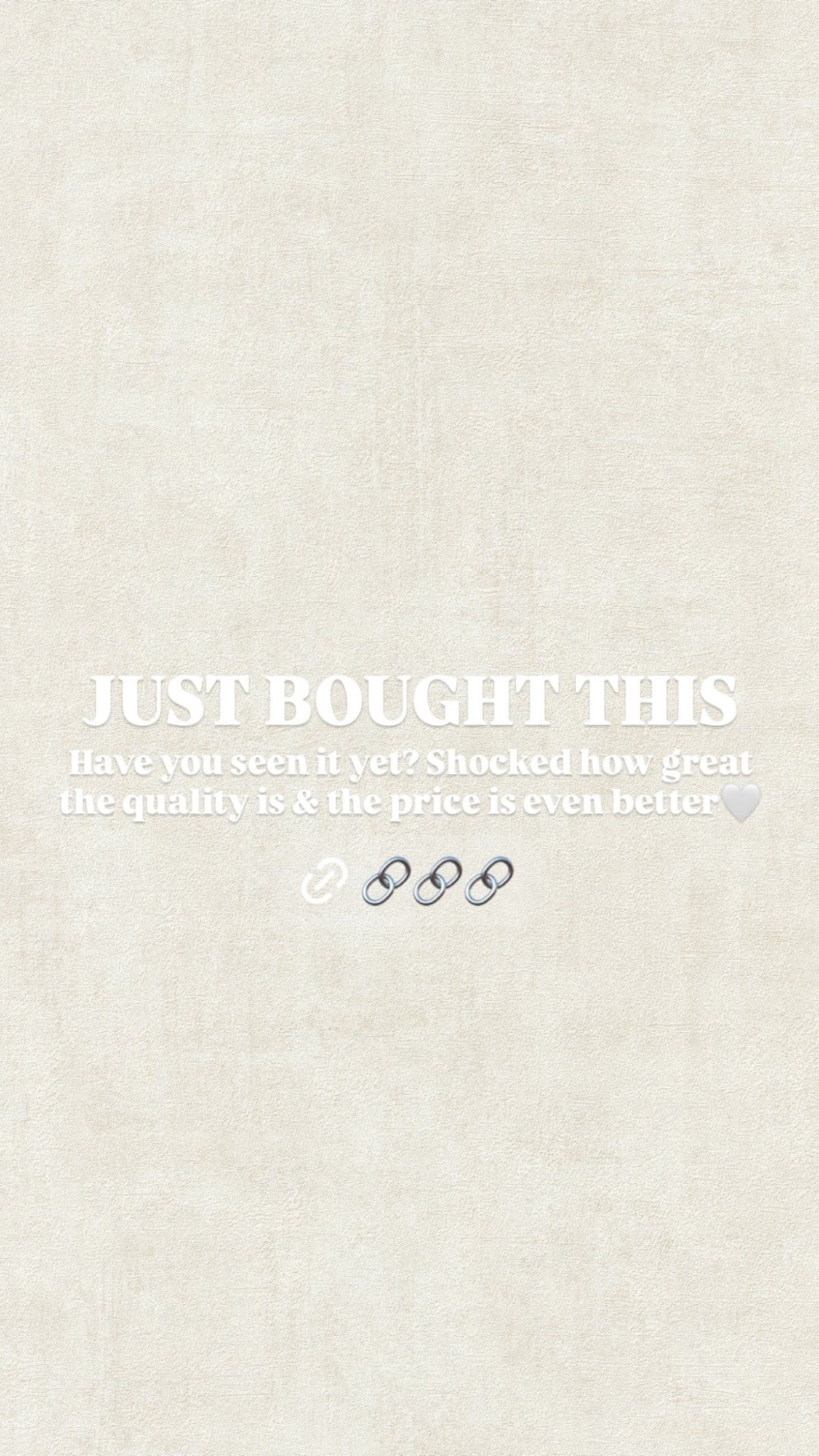 JUST BOUGHT THIS Have you seen it yet? Shocked how great the quality is & the price is even better🤍