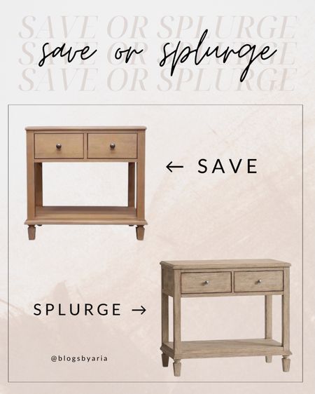 Save or splurge nightstands 

#LTKhome