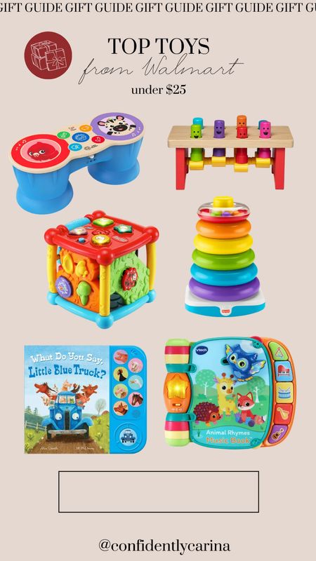 Here’s some baby toy ideas from Walmart that are all under $25🫶🏻

#LTKHoliday #LTKGiftGuide #LTKbaby