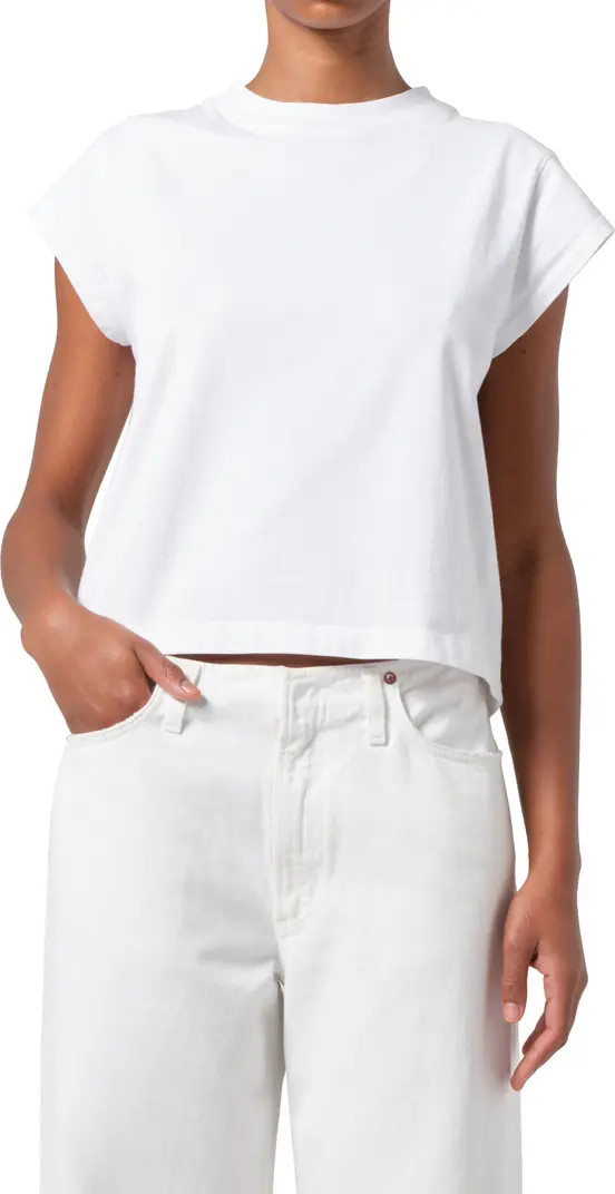AGOLDE Bryce Cap Sleeve T-Shirt | Nordstrom | Nordstrom