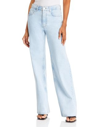 Hugh High Rise Jeans in Bleached Blue | Bloomingdale's (US)