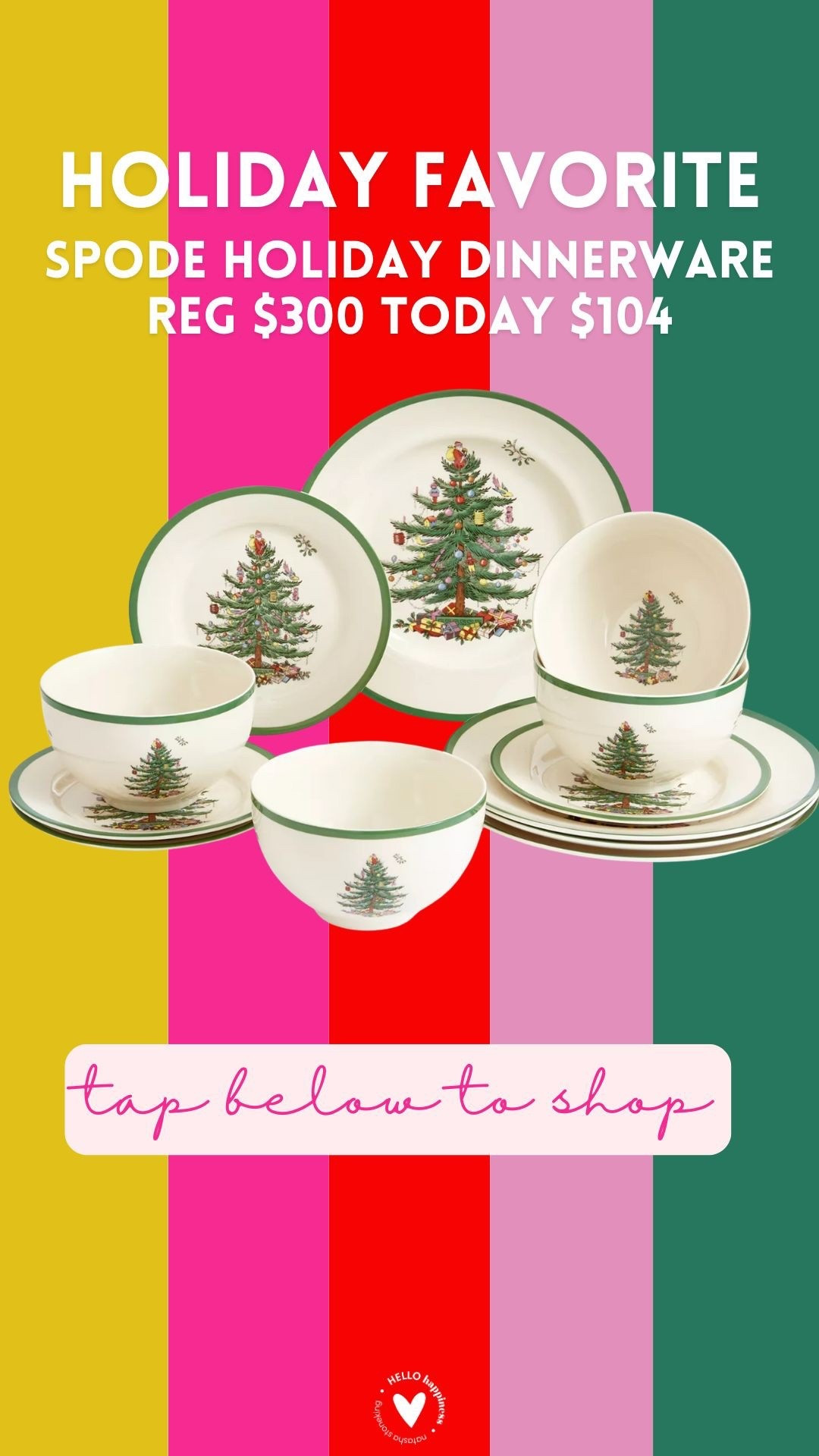 holiday favorite | Spode holiday dinnerware $104 

#LTKGiftGuide #LTKHoliday #LTKSaleAlert