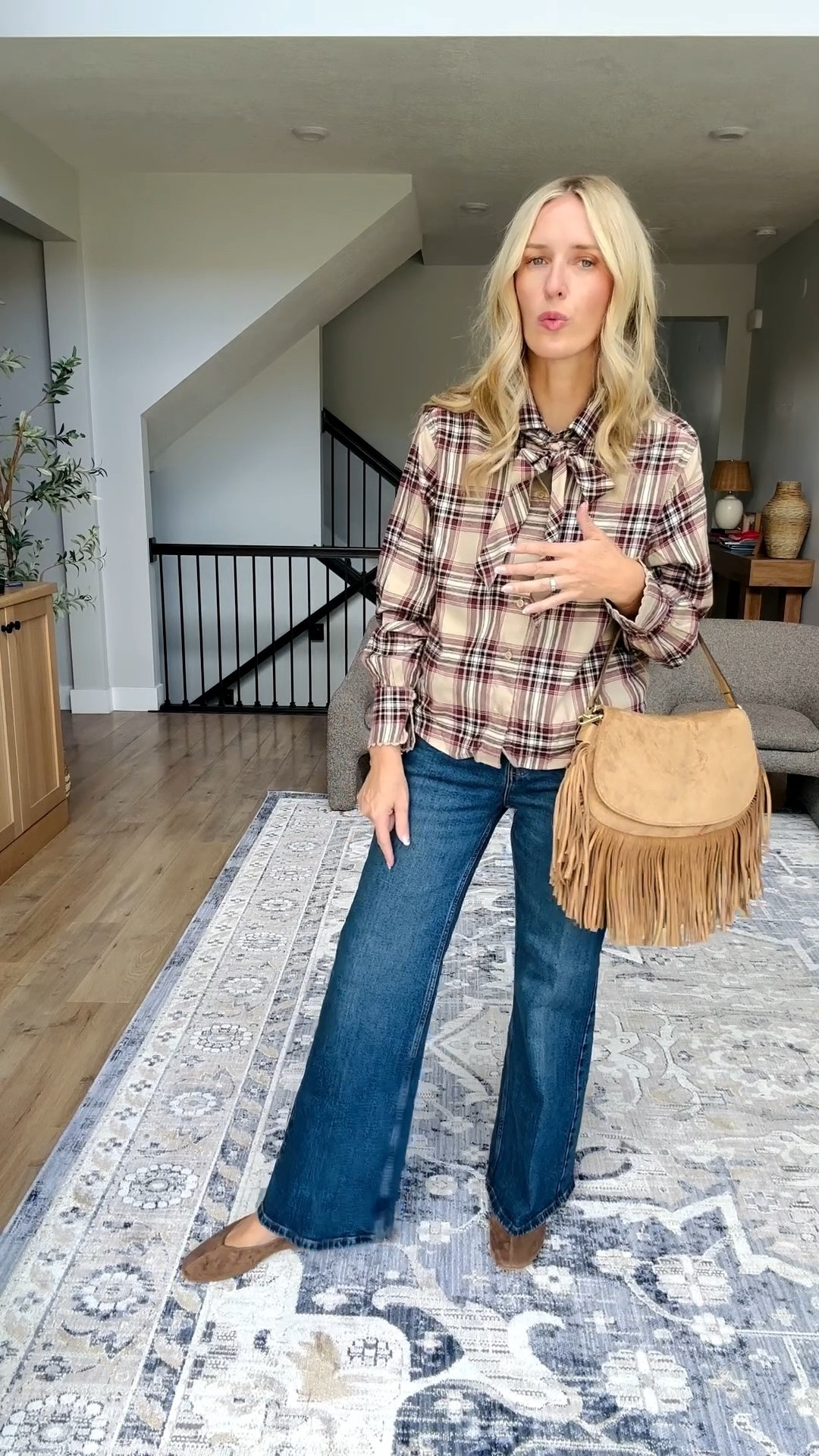 Fall outfit idea from Walmart! I’m wearing a medium top and jeans run true to size.

#LTKdayinmylife #LTKSaleAlert #LTKmomlife