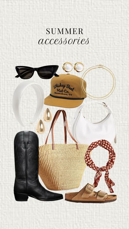 Essential summer accessories! 

#LTKShoeCrush #LTKItBag #LTKStyleTip