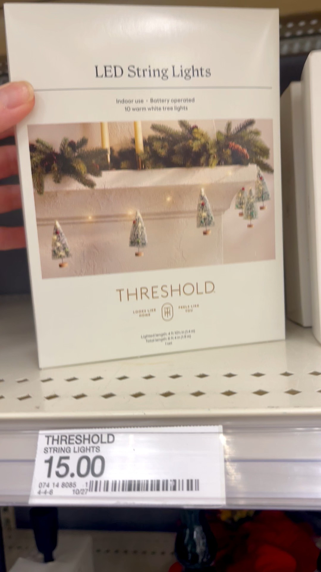 The cutest LED tree string lights from Target! 

#LTKHome #LTKSeasonal #LTKHoliday