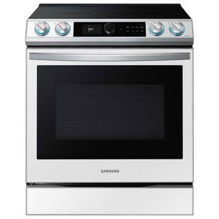 Samsung Bespoke 6.3 cu ft. 5-Element Smart Slide-In Electric Range with Self-Cleaning Convection ... | The Home Depot