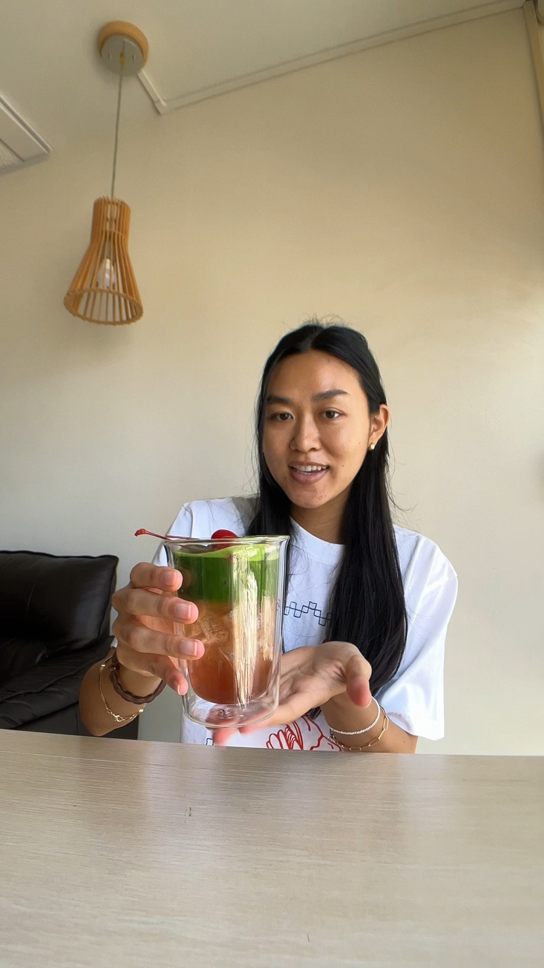 Shirley temple matcha 🍒 

perfect for summer!

how to make:
— splash of grenadine (I’m using Portland syrups)
— sprite, 7 up or I’m using poppi
— matcha on top
— maraschino cherries to top it off

matcha recipes, summer recipes, matcha girl 

#LTKSummerEdit #LTKSeasonal