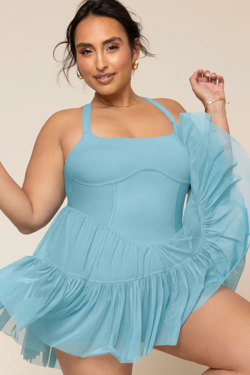 Corset Pirouette Dress - Oasis | POPFLEX